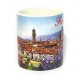 Tazza in ceramica panorama di Firenze