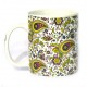 Tazza in ceramica stile cachemire