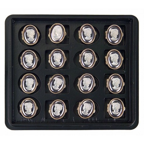 116-07  CAMEO TESTA NERA