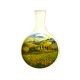 Posamestolo in ceramica Toscana girasoli