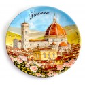 Piatto da souvenir del Duomo di Firenze FI24