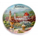Piatto da souvenir del  Panorama di Firenze FI27