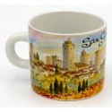 Minimug con San gimignano al tramonto