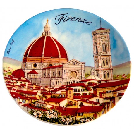 Piatto da souvenir con il duomo di Firenze FI30