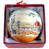 Pallina di natale da souvenir con il piazzale michelangelo FI17