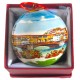 Pallina di natale da souvenir con il ponte vecchio di Firenze FI28