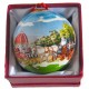 Pallina di natale da souvenir con il panorama di Firenze FI29