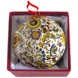 Pallina di natale da souvenir stile cachemire