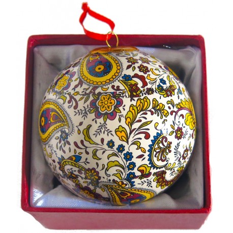 Pallina di natale da souvenir stile cachemire
