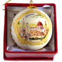 Pallina natale da souvenir con il piazzale michelangelo FI17