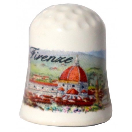 Ditale da souvenir con il panorama di Firenze FI27