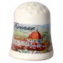 Ditale da souvenir con il panorama di Firenze FI27