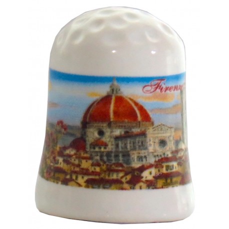 Ditale da souvenir con il Duomo al tramonto FI31