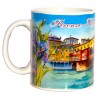 Tazza da souvenir con il Ponte vecchio di Firenze FI33