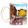 Tazza da souvenir con il Ponte vecchio di Firenze FI28