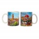 Minimug da souvenir con il panorama di Firenze