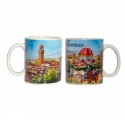 Minimug da souvenir con il panorama di Firenze