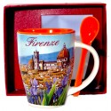 Tazza da souvenir con il panorama di Firenze FI20