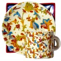 Set da caffé da souvenir stile carta fiorentina