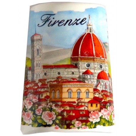 Souvenir magnetico tegolina con il Duomo FI24