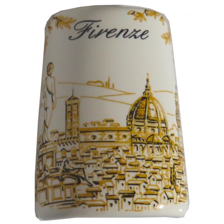 Souvenir magnetico tegolina di firenze FI17-oro
