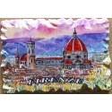 Marmino magnetico con il Duomo al tramonto