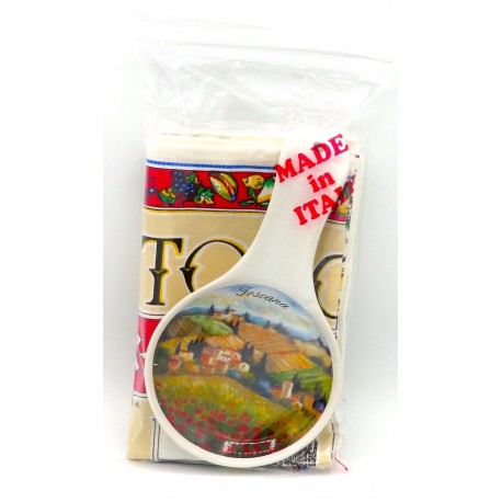 Posamestolo con strofinaccio della Toscana TS2